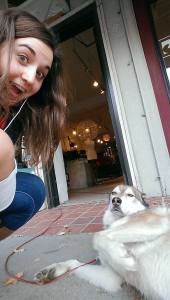 Miss Luna (Does this picture make my knee look fat?)