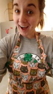 It's like cooking with cats, but better because I don't have fur in my mac'n'cheese. 